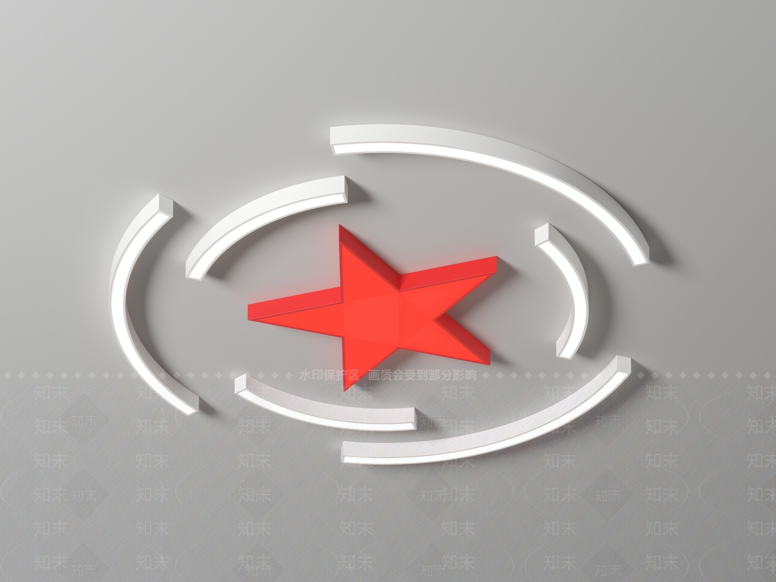 现代吸顶灯3D模型下载【ID:1165768154】