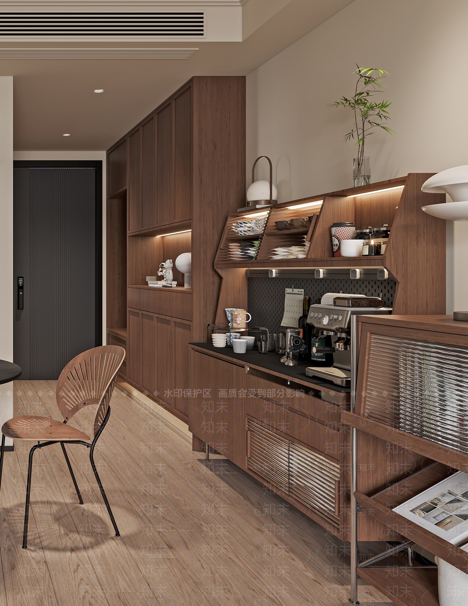 侘寂中古咖啡厅3D模型下载【ID:1165771369】