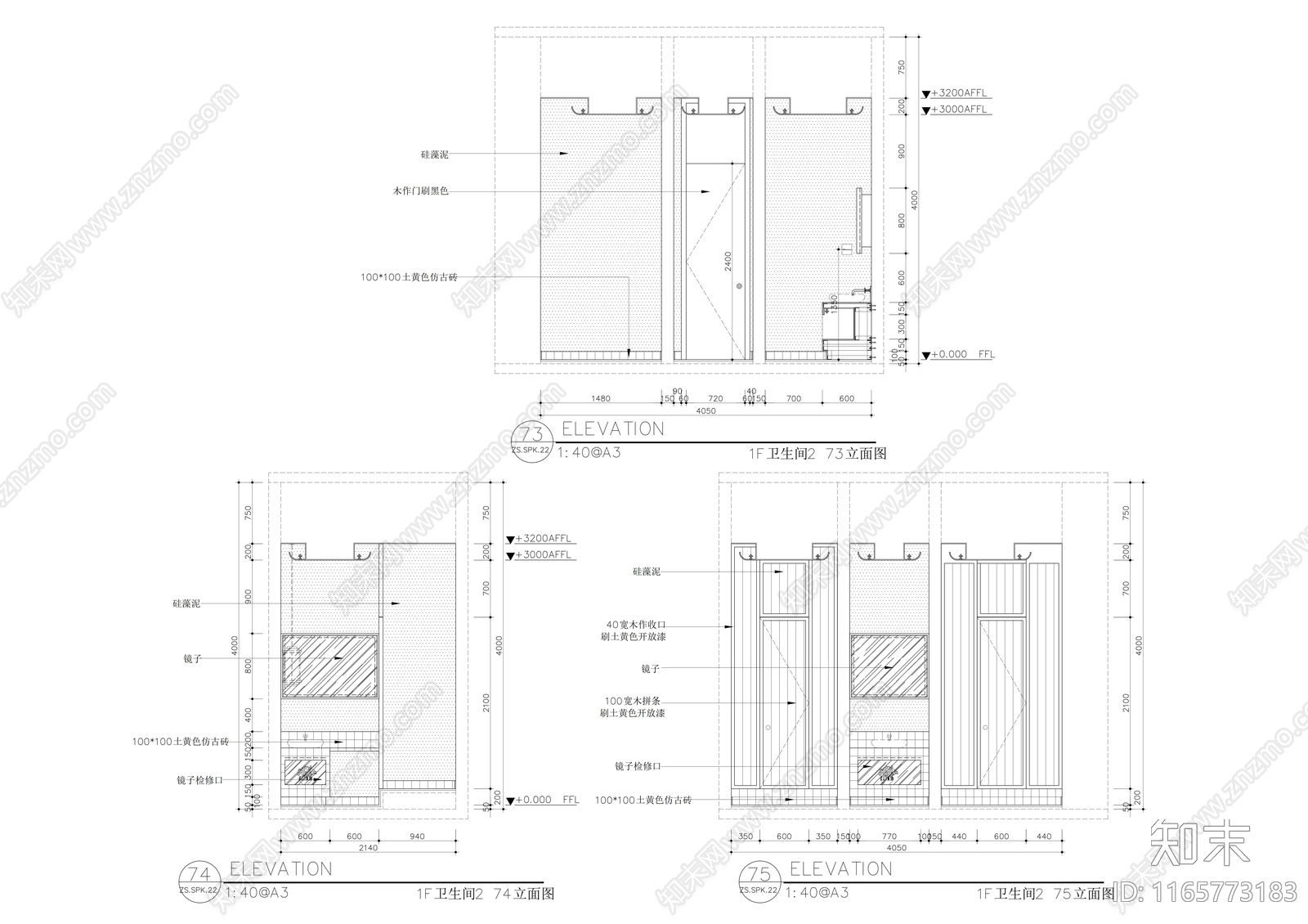 现代会所cad施工图下载【ID:1165773183】