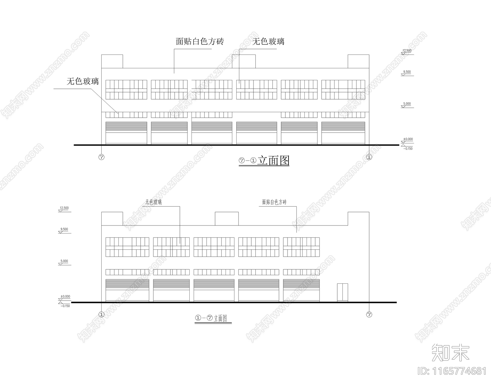 现代其他公共建筑cad施工图下载【ID:1165774681】