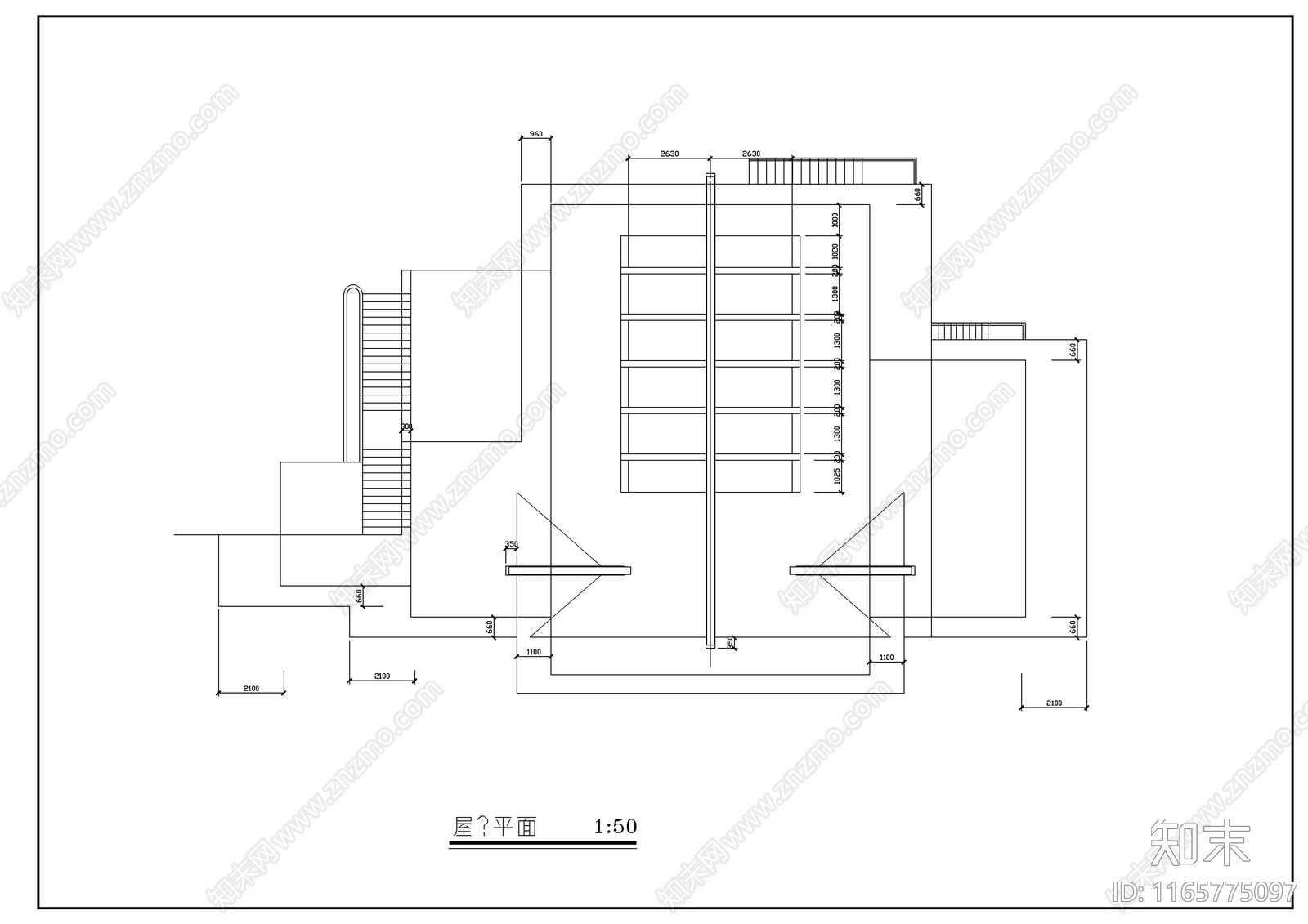 现代茶室施工图下载【ID:1165775097】