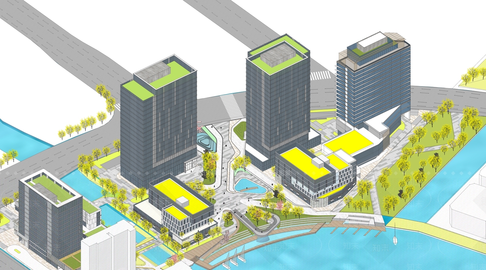 现代其他商业建筑SU模型下载【ID:1165776147】