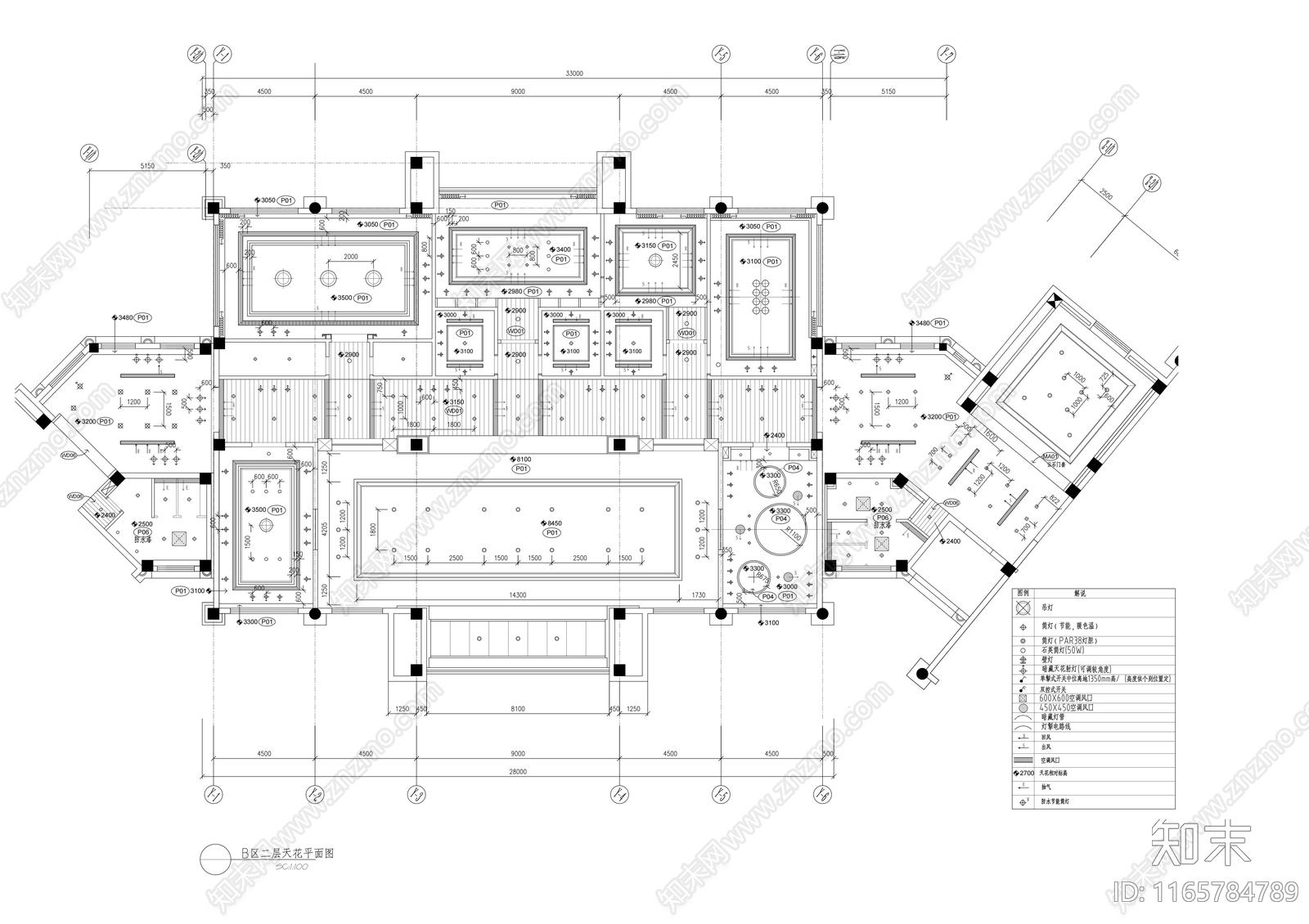 现代会所cad施工图下载【ID:1165784789】
