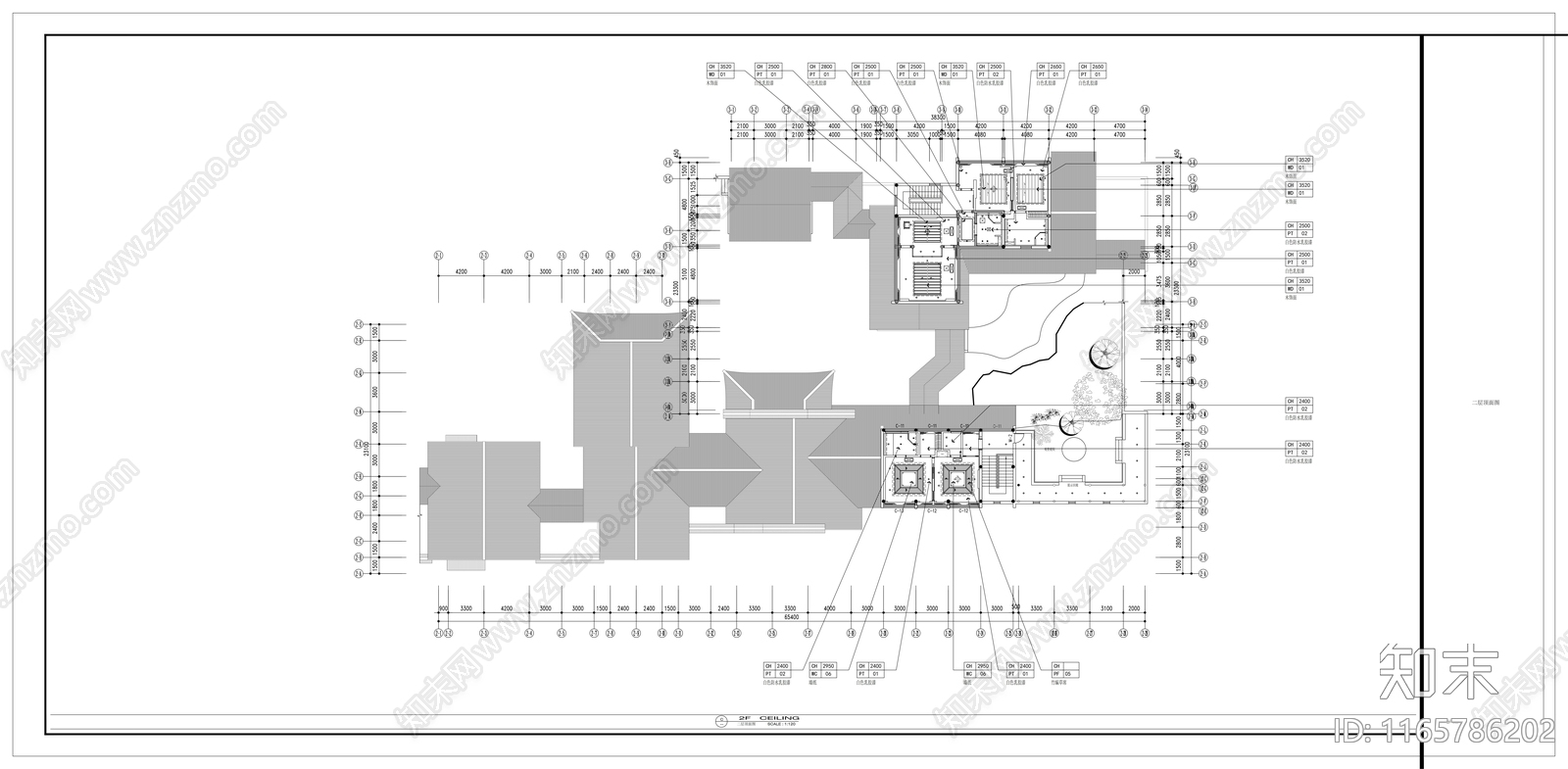 现代会所cad施工图下载【ID:1165786202】