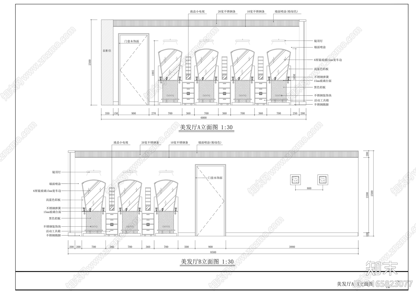 现代会所cad施工图下载【ID:1165823077】