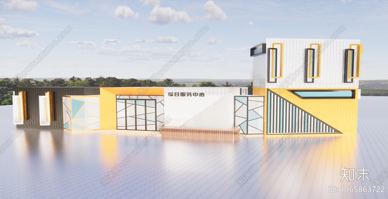 现代美式集装箱cad施工图下载【ID:1165863722】