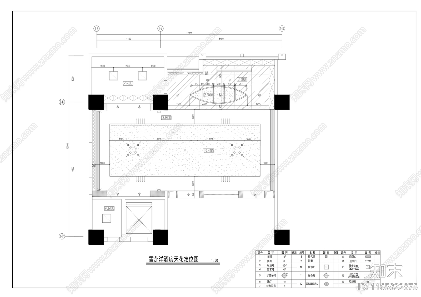 现代会所cad施工图下载【ID:1165822875】