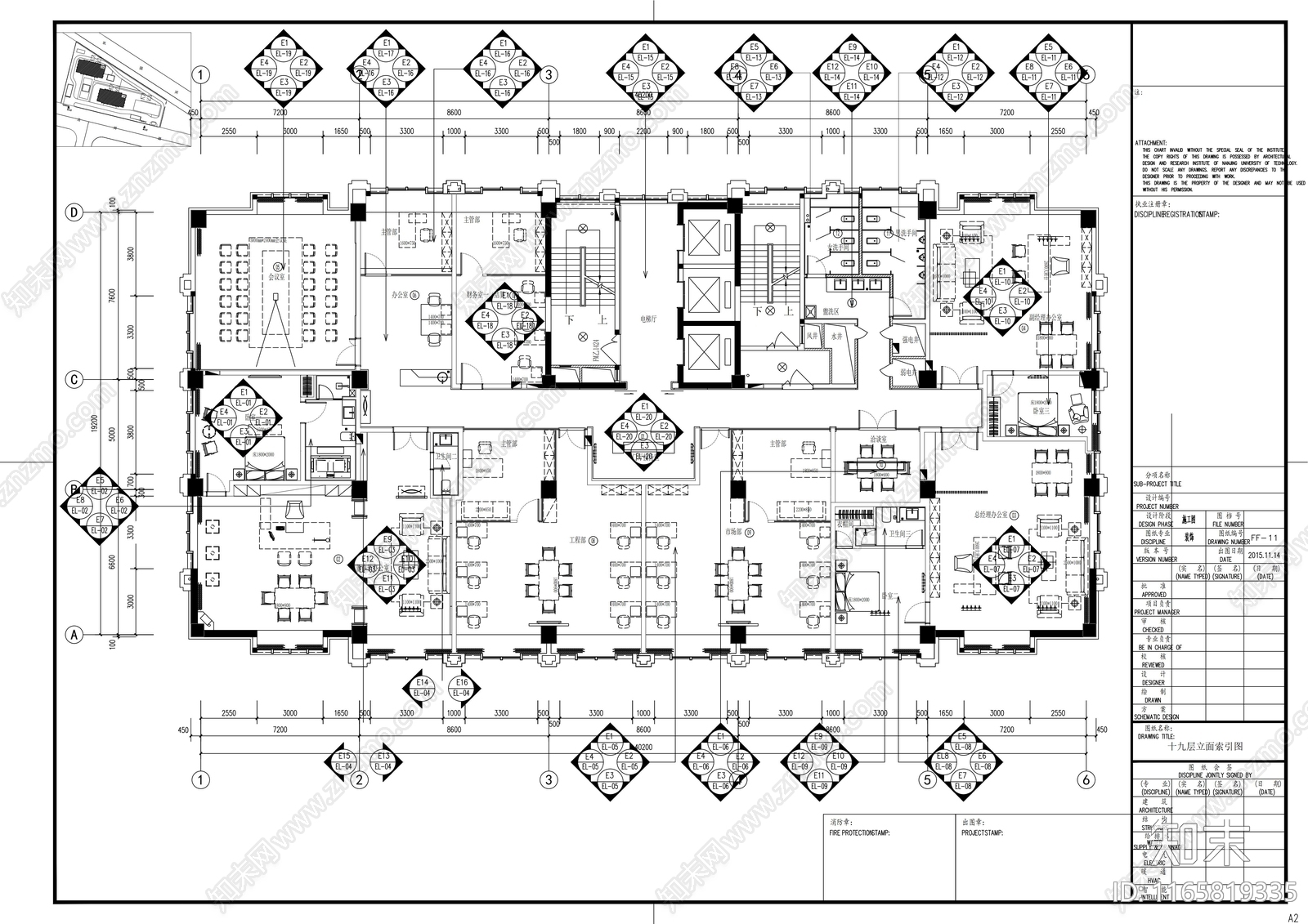 现代会所cad施工图下载【ID:1165819335】