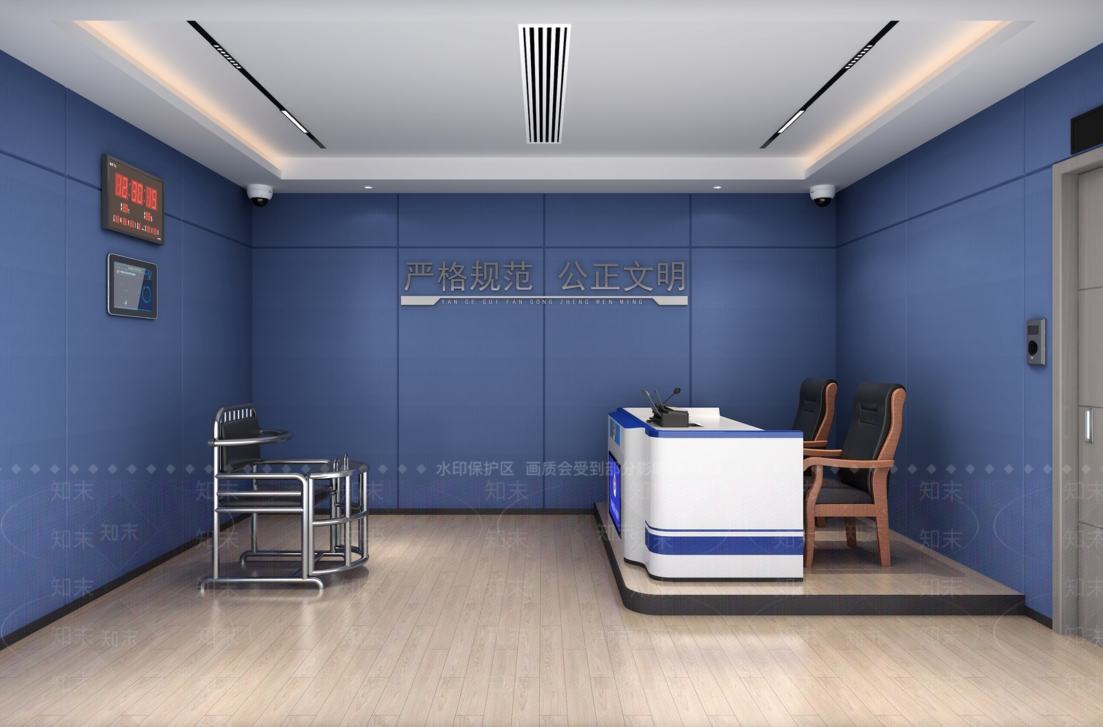 现代接待室3D模型下载【ID:1214652383】
