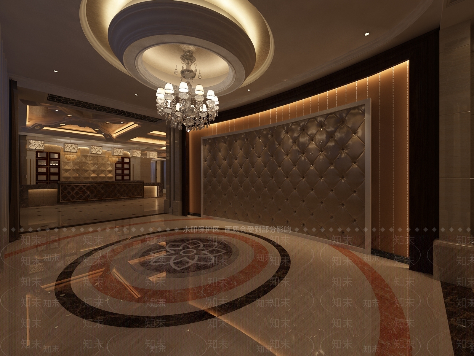 简欧接待室3D模型下载【ID:1165816172】