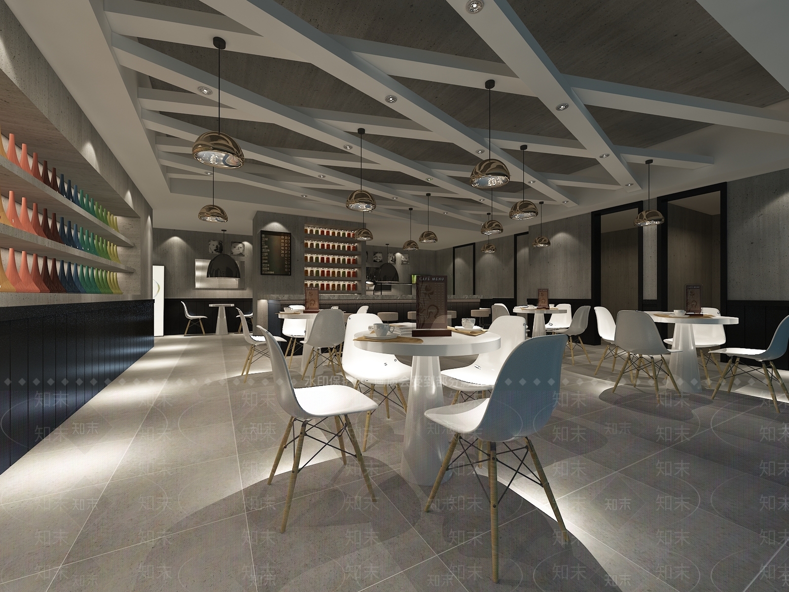 现代茶水间3D模型下载【ID:1165816656】