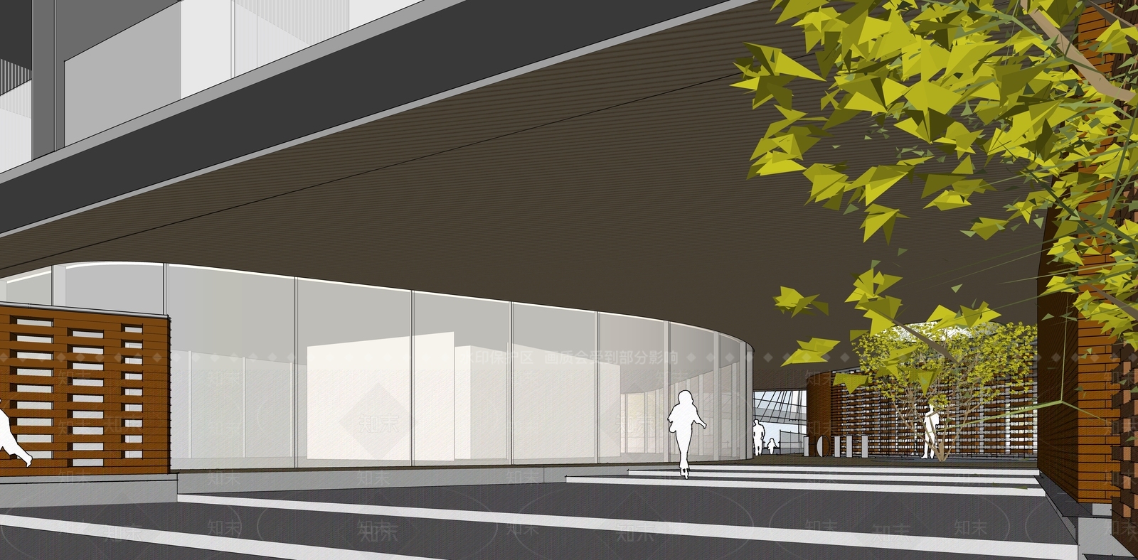 现代酒店建筑SU模型下载【ID:1165817722】