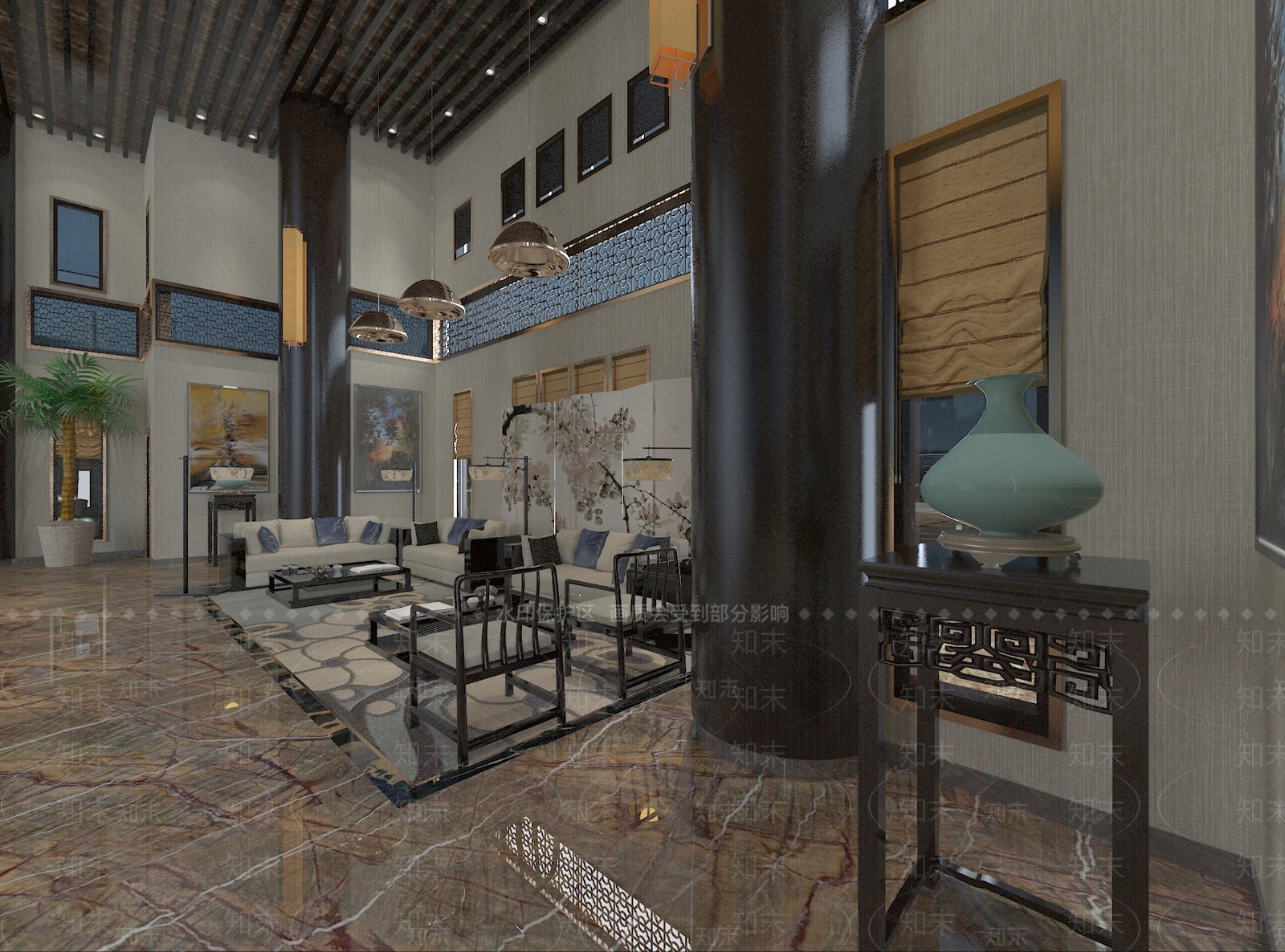 现代售楼处3D模型下载【ID:1165818085】