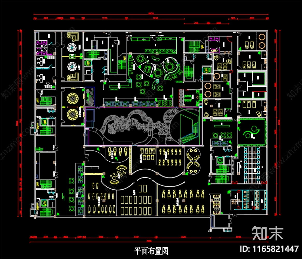 现代其他商业空间cad施工图下载【ID:1165821447】