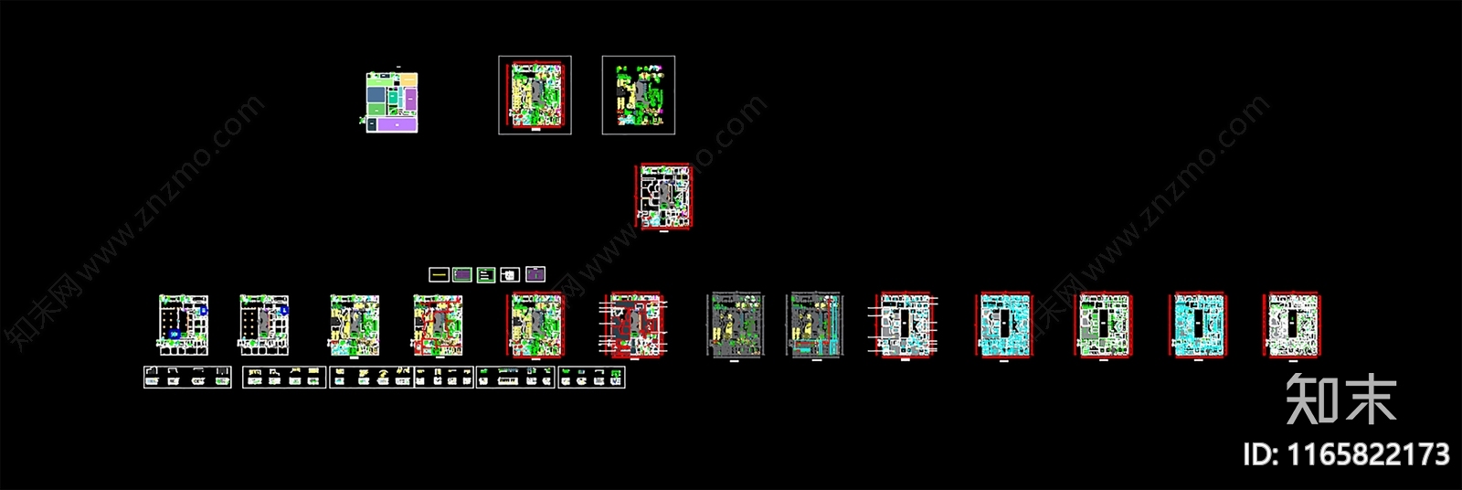 现代其他商业空间cad施工图下载【ID:1165822173】