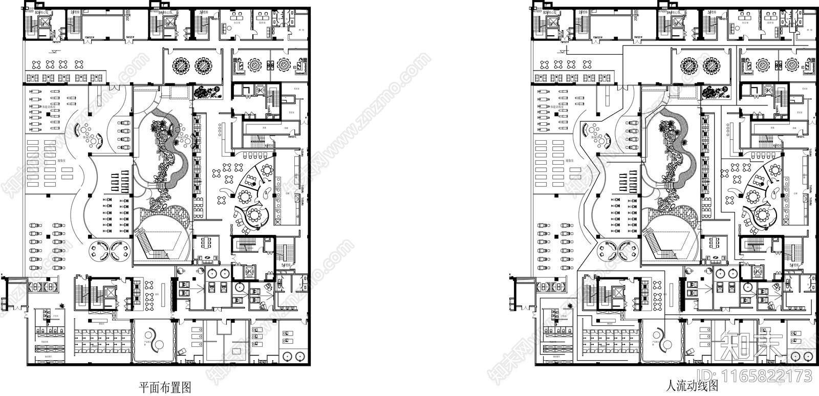 现代其他商业空间cad施工图下载【ID:1165822173】