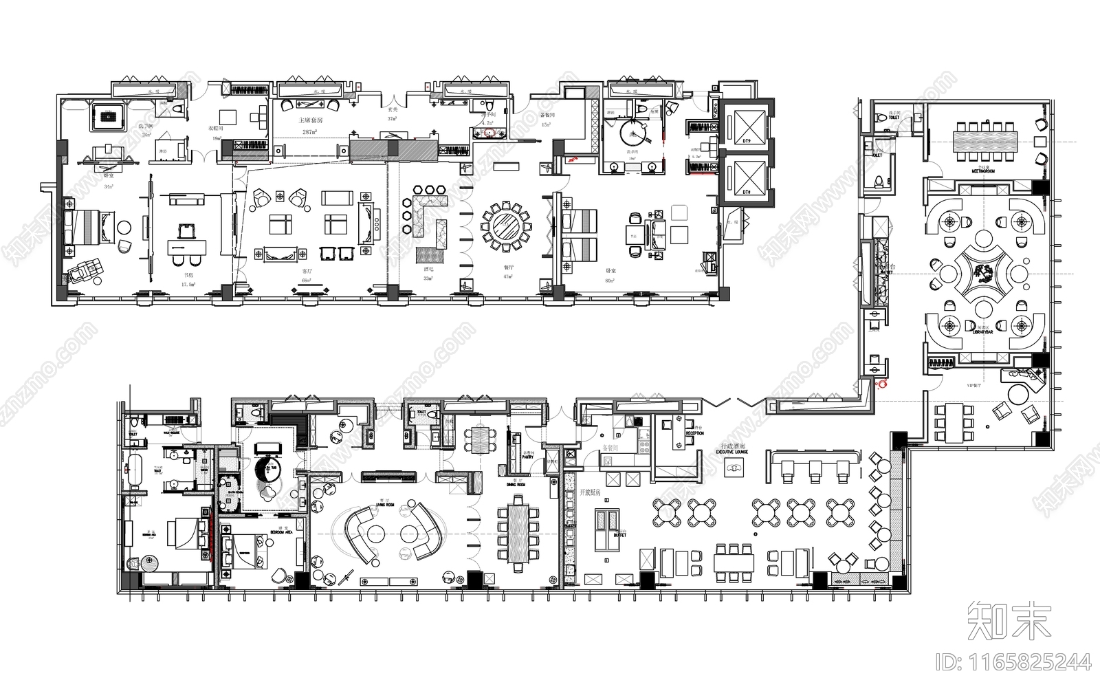 现代工装图库cad施工图下载【ID:1165825244】