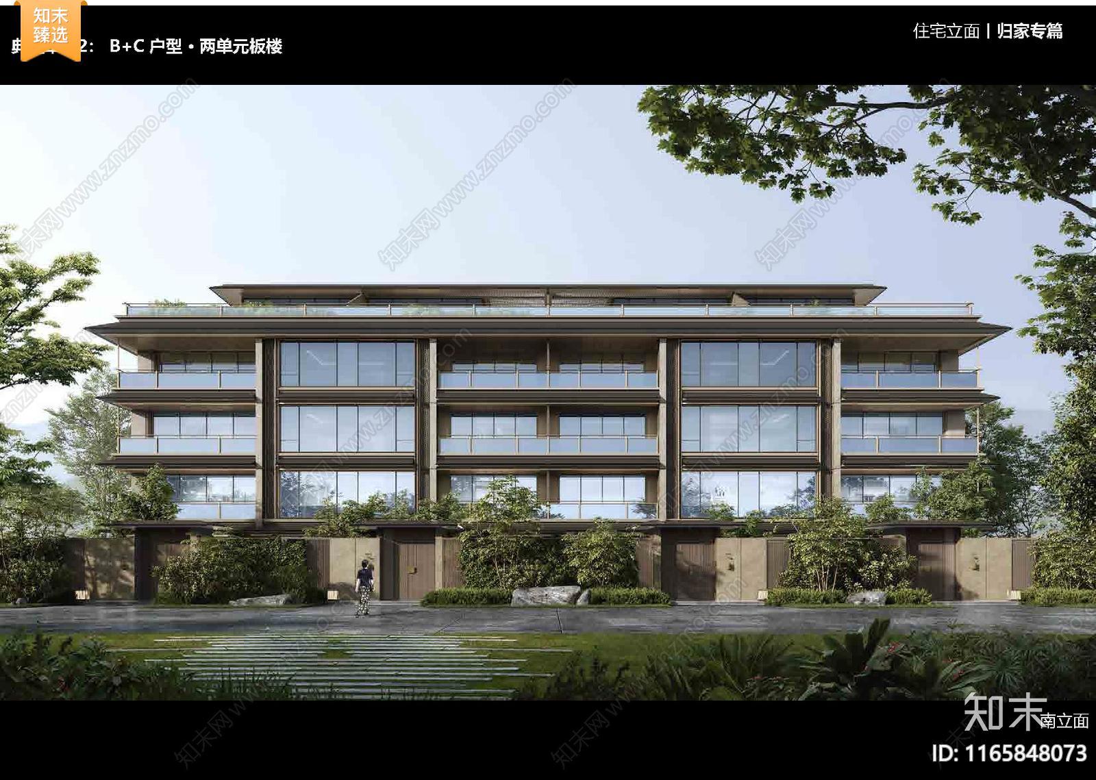 新中式小区建筑下载【ID:1165848073】