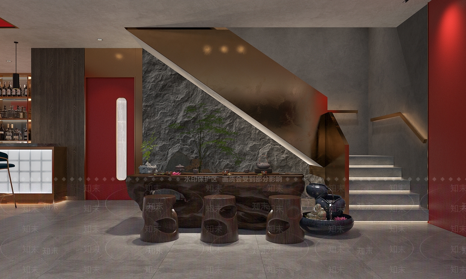现代酒馆3D模型下载【ID:1165848512】