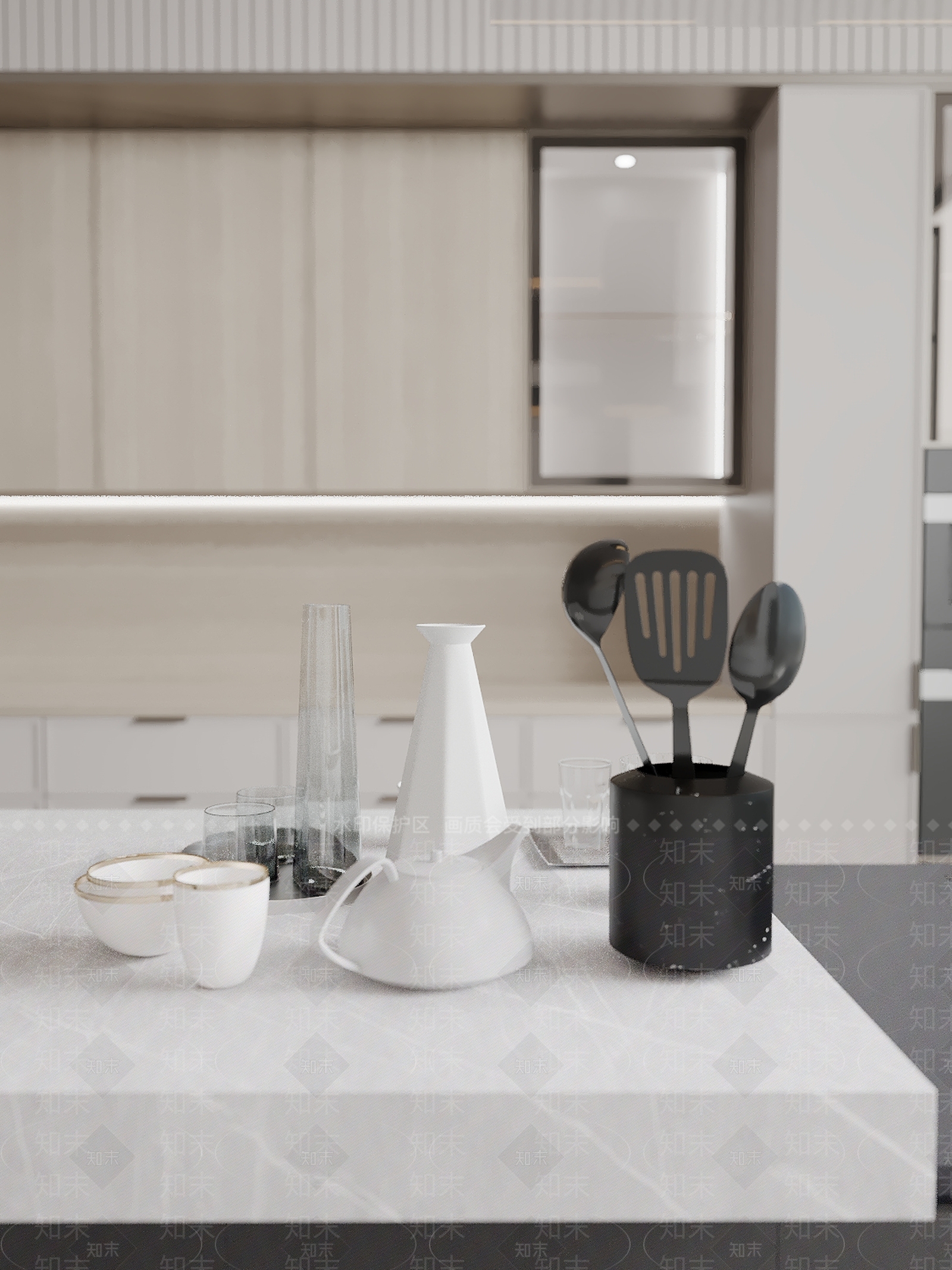 厨房用品3D模型下载【ID:1165850788】