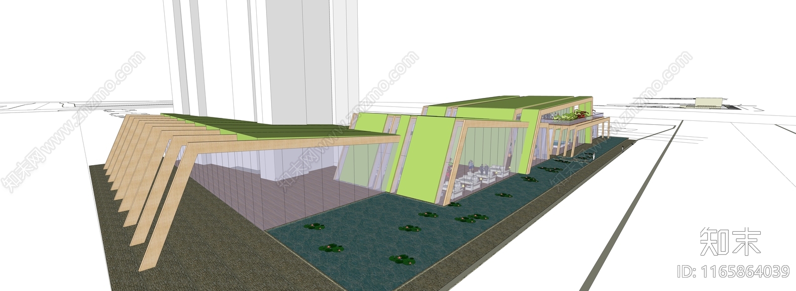 现代小公建SU模型下载【ID:1165864039】