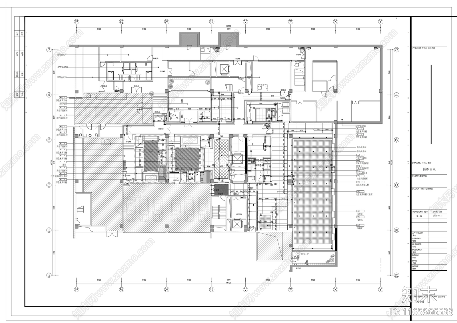 中式会所cad施工图下载【ID:1165866533】