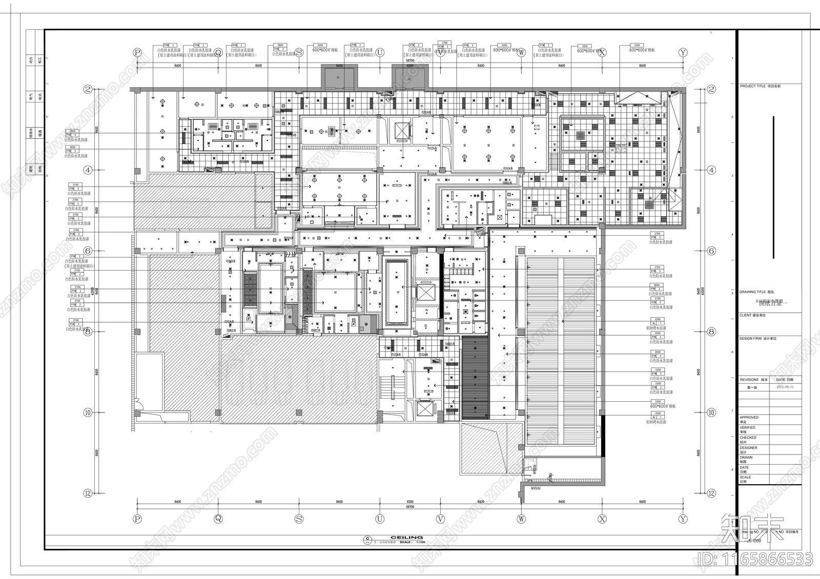 中式会所cad施工图下载【ID:1165866533】