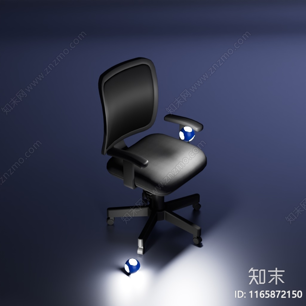 现代办公椅3D模型下载【ID:1165872150】