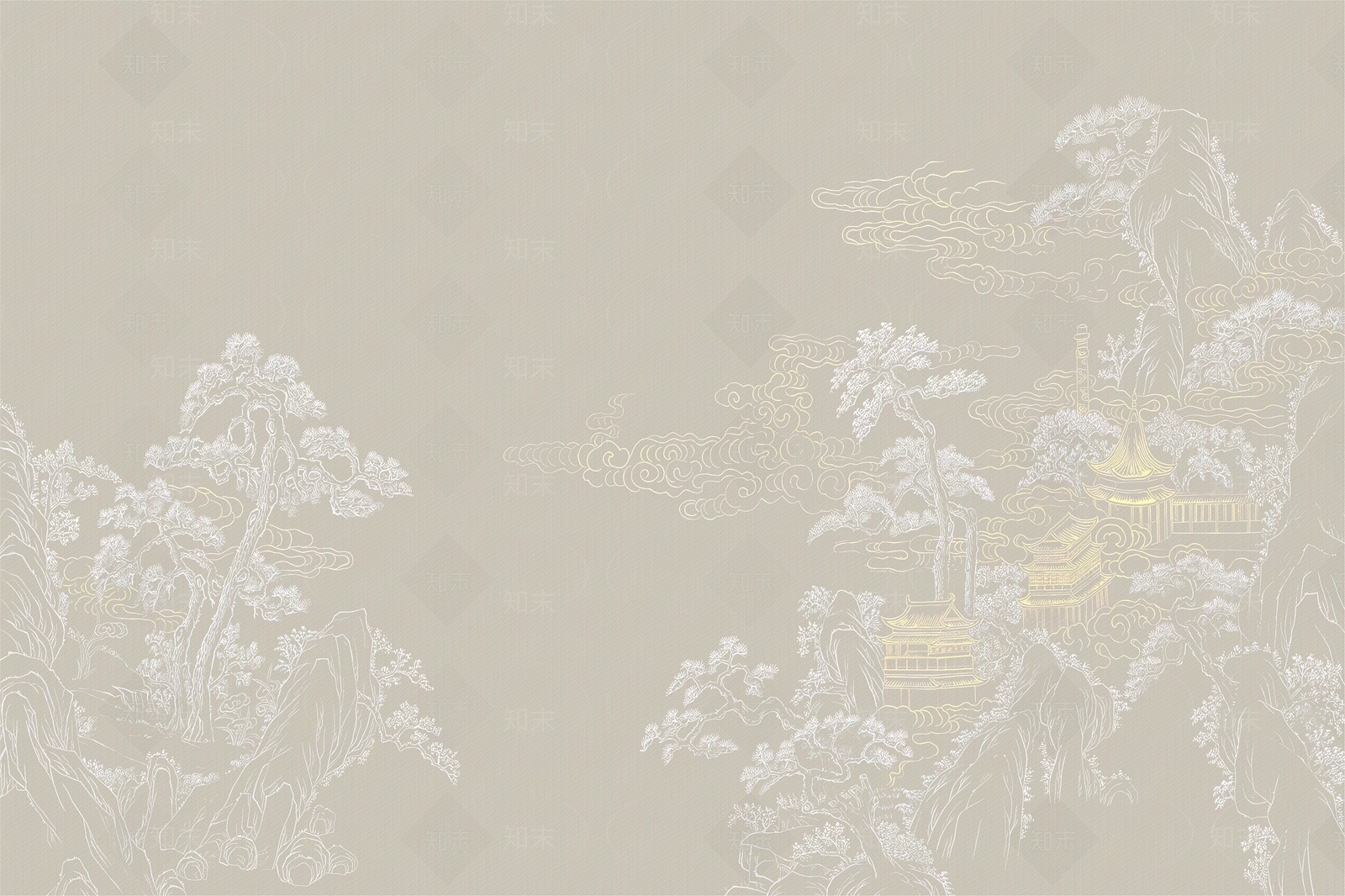 新中式中式壁纸贴图下载【ID:1165874937】