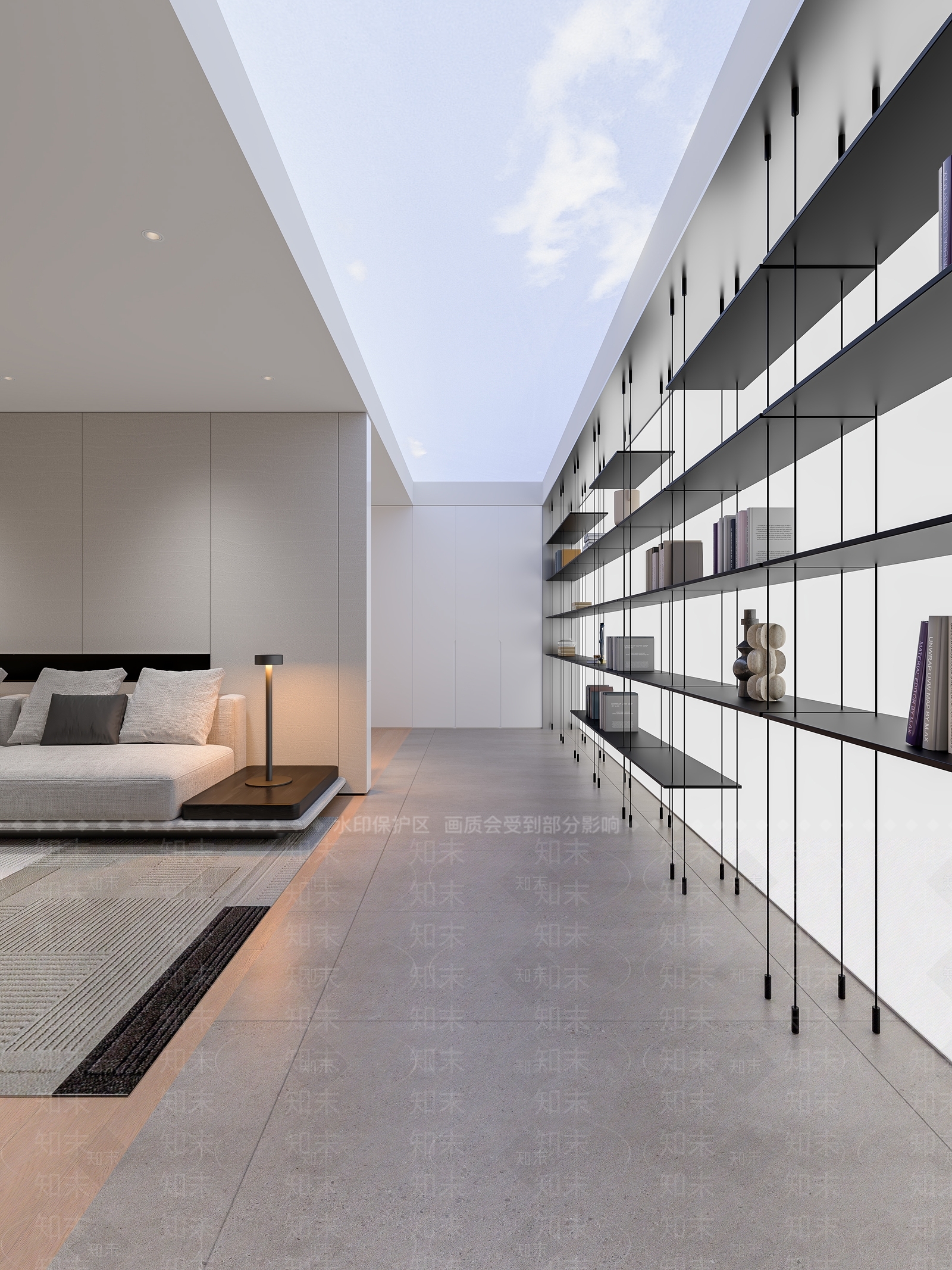 现代休息区3D模型下载【ID:1221716679】