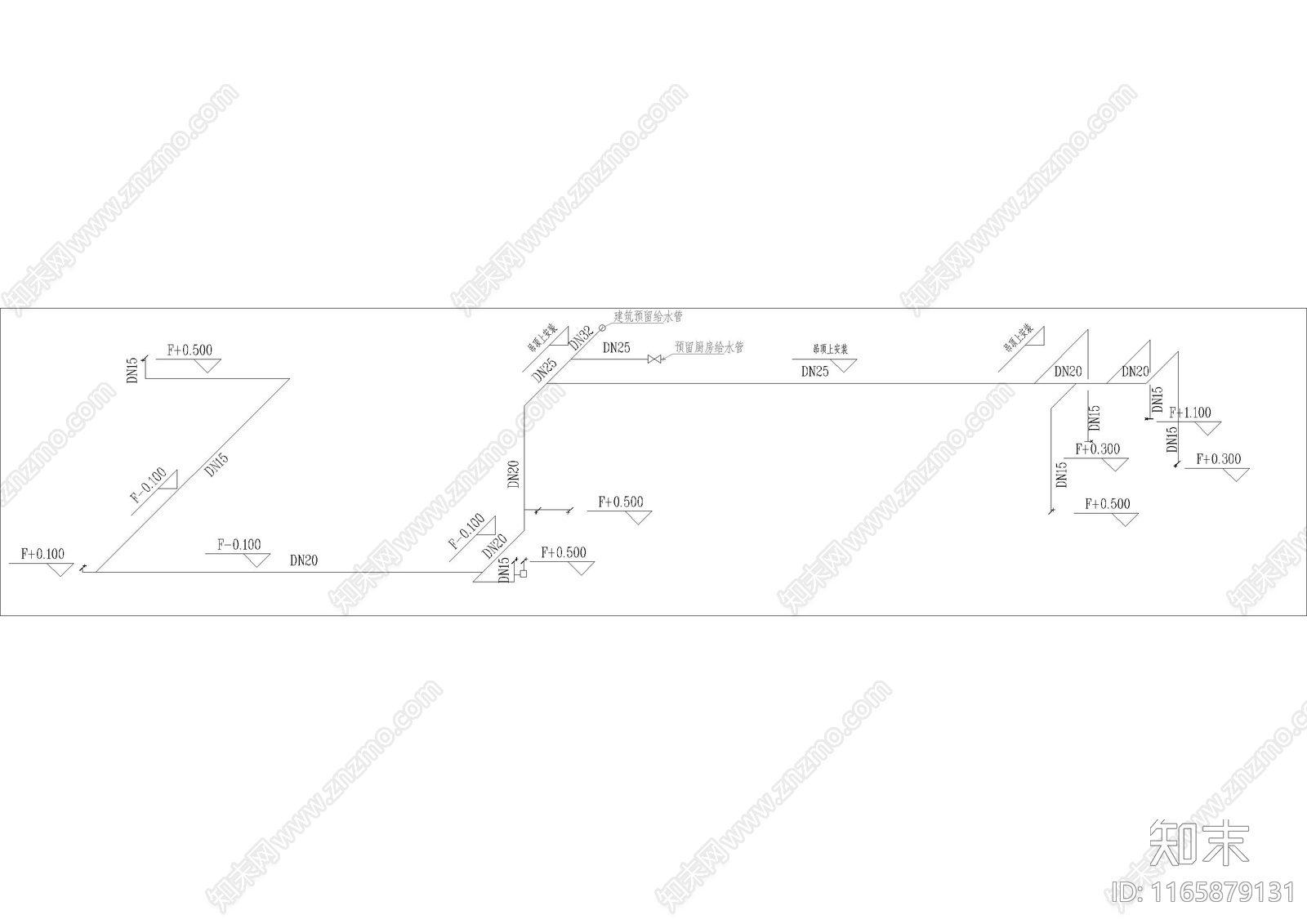 给排水图cad施工图下载【ID:1165879131】