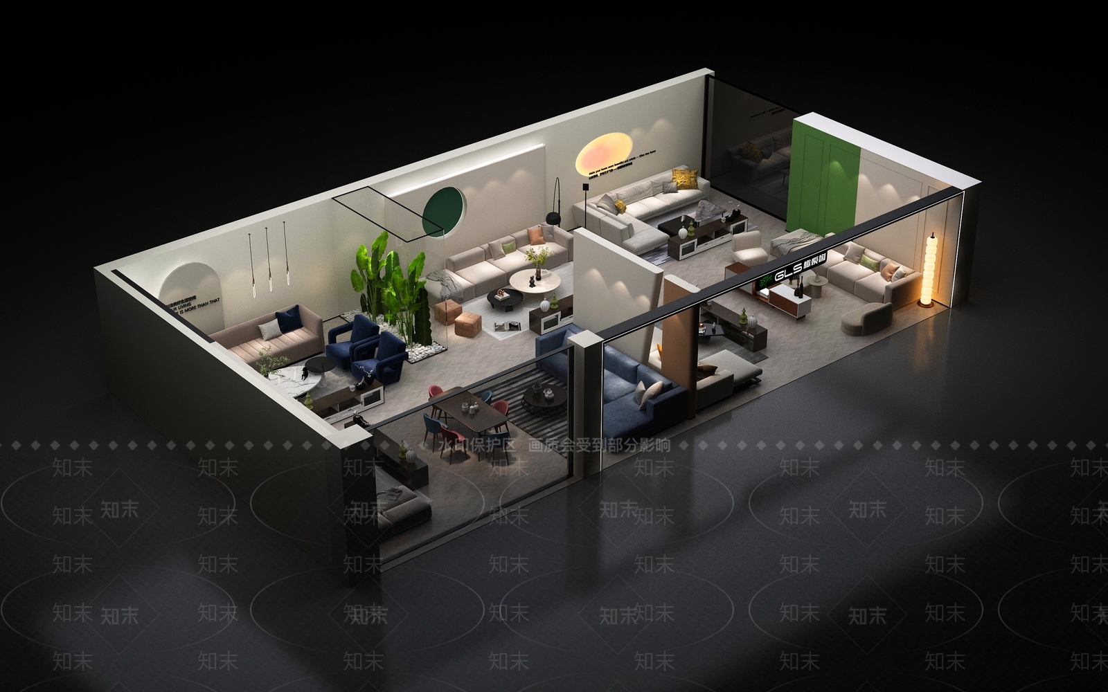 奶油商场3D模型下载【ID:1165884151】