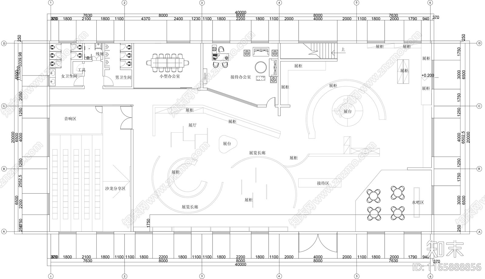 现代其他文化空间cad施工图下载【ID:1165888856】