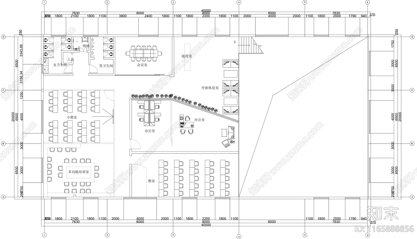 现代其他文化空间cad施工图下载【ID:1165888856】