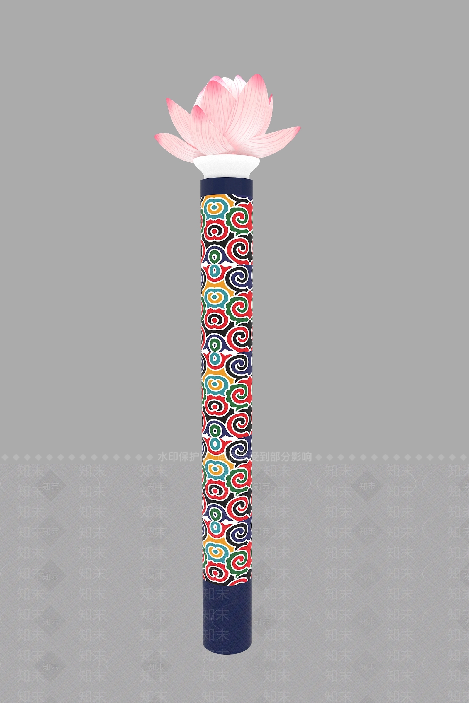 新中式路灯3D模型下载【ID:1165892218】