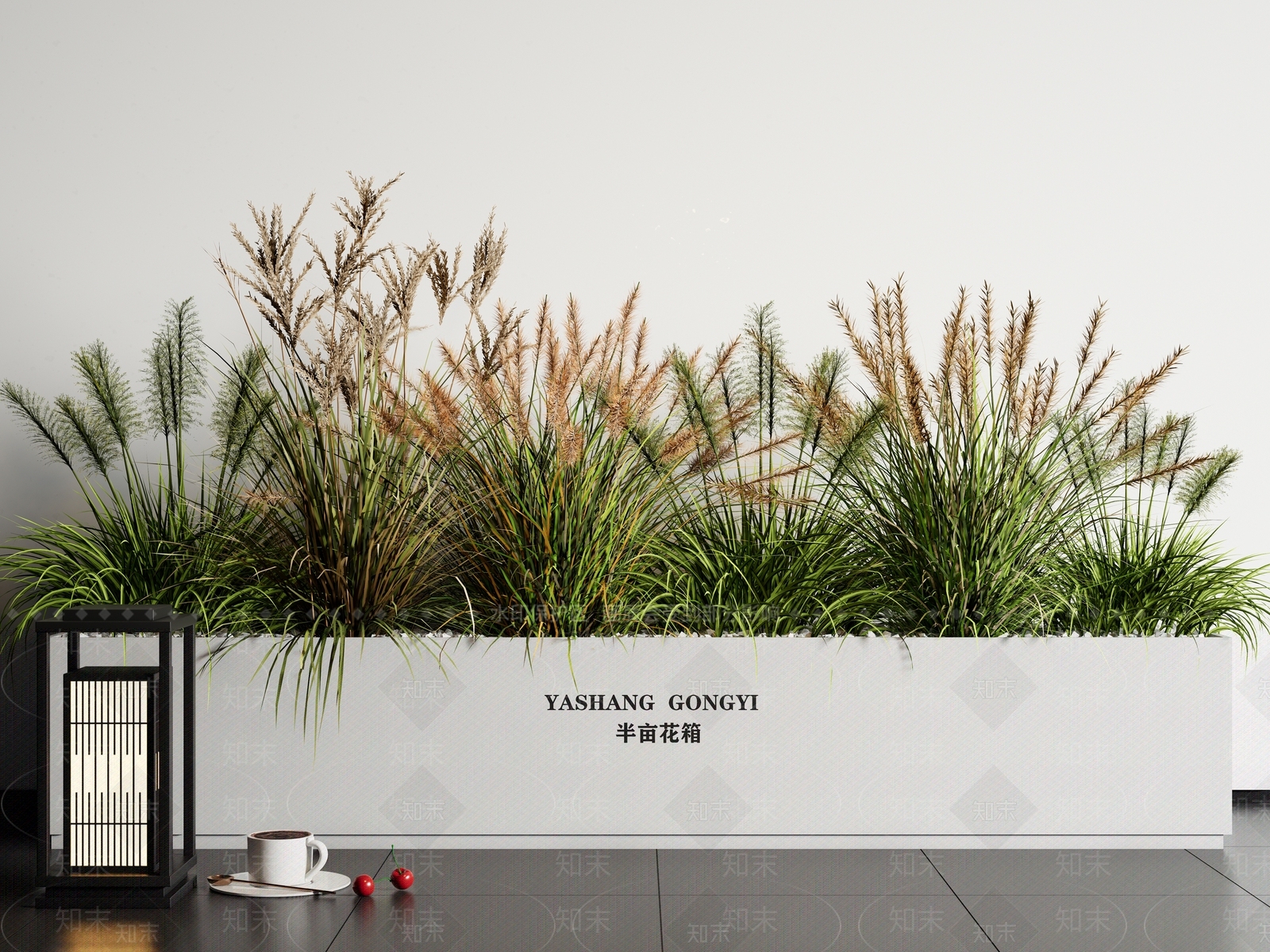 花草组合3D模型下载【ID:1165892335】