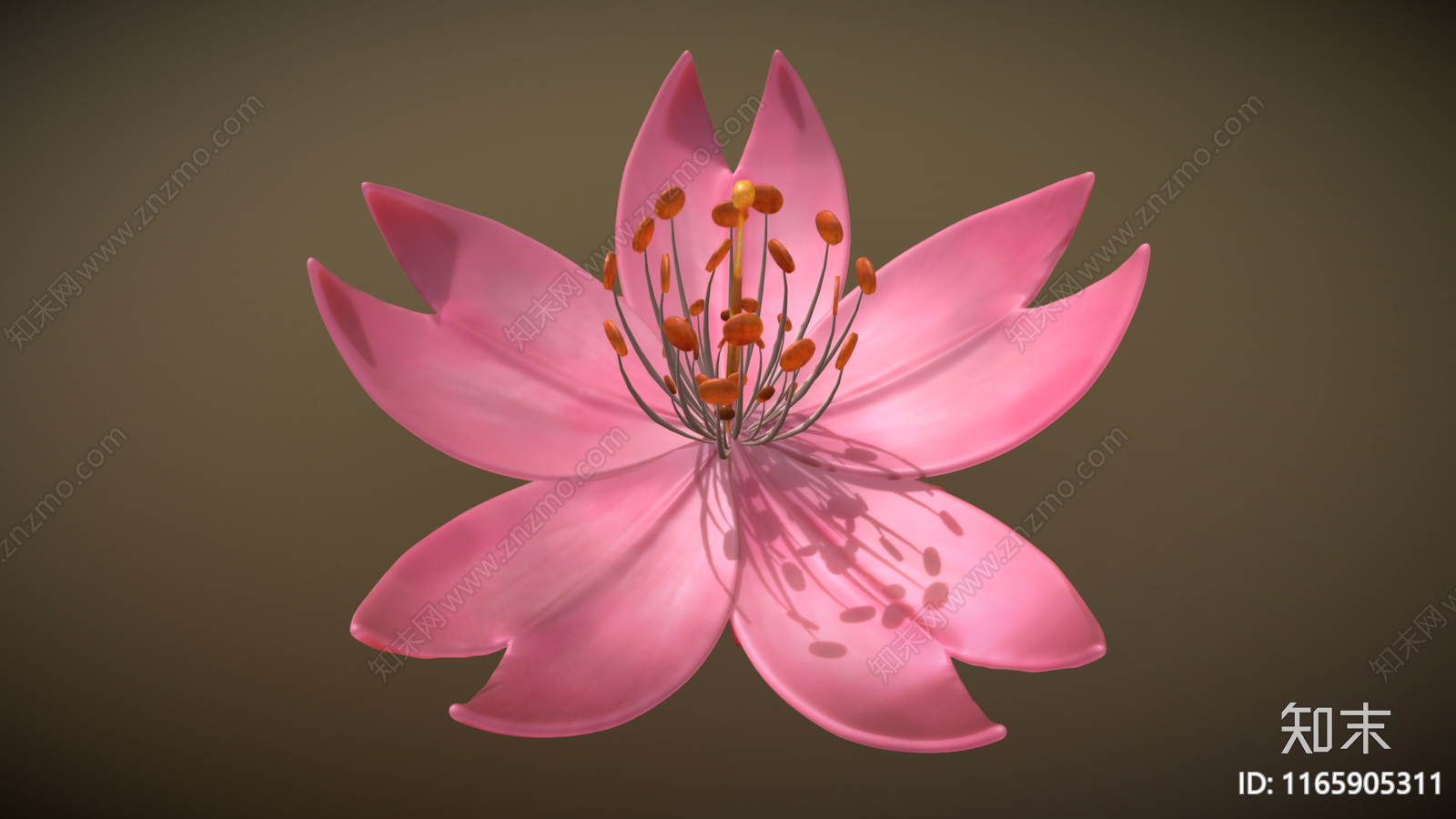 花3D模型下载【ID:1165905311】