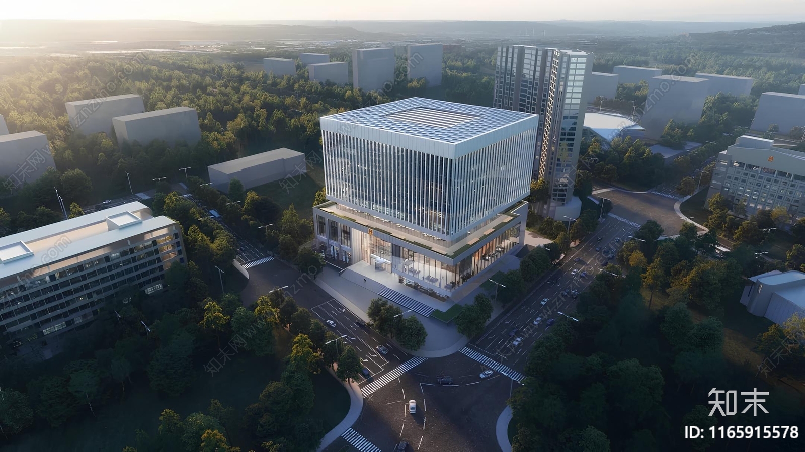 GEN方案常州法院市政建筑下载【ID:1165915578】