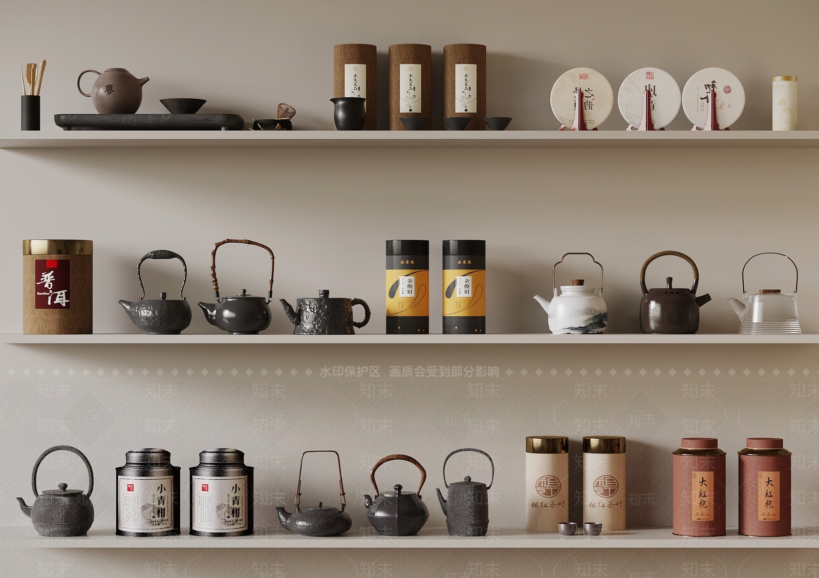 茶具SU模型下载【ID:1165919381】