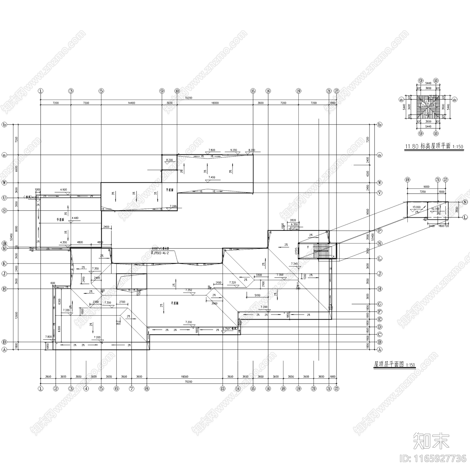 现代幼儿园建筑cad施工图下载【ID:1165927736】