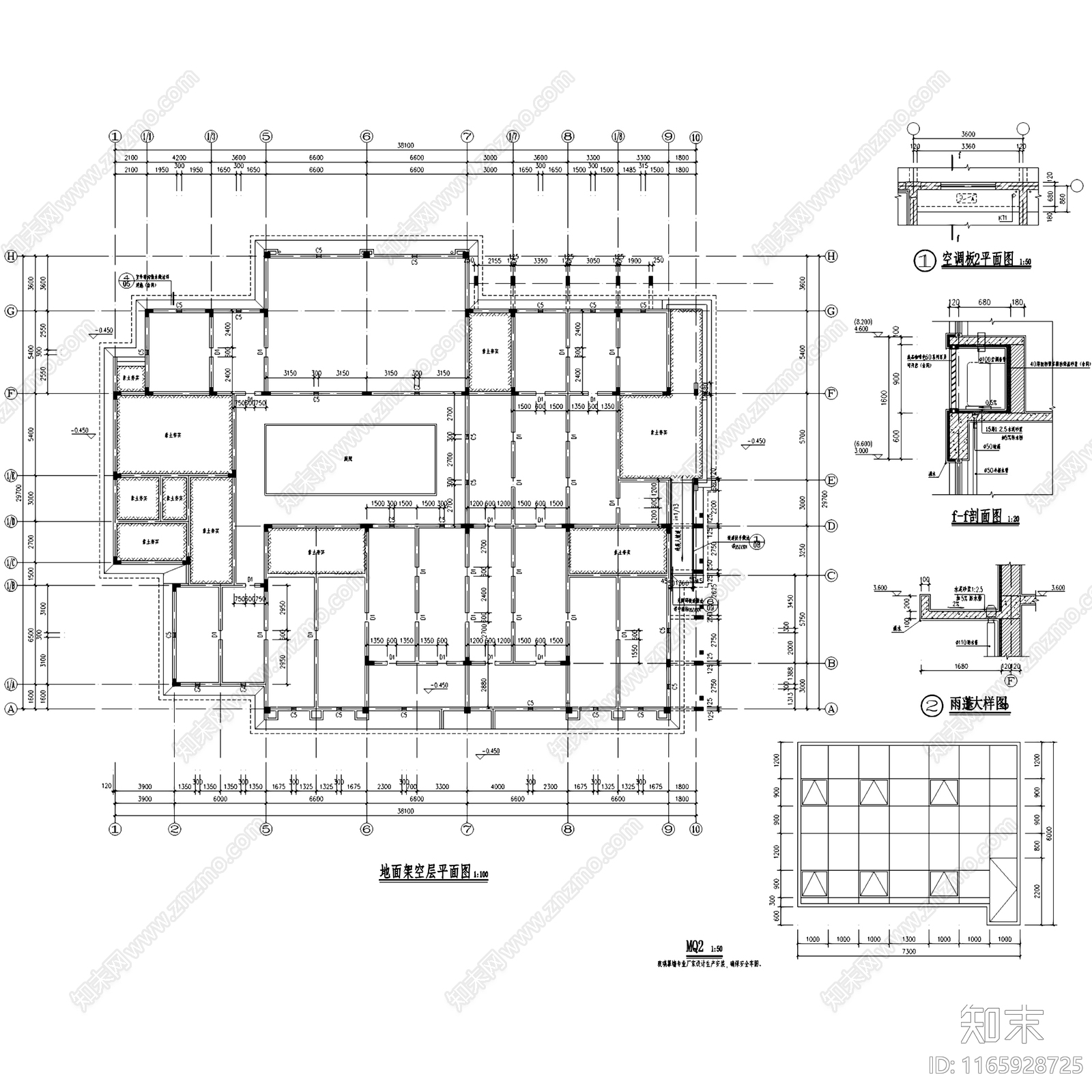 现代幼儿园建筑cad施工图下载【ID:1165928725】