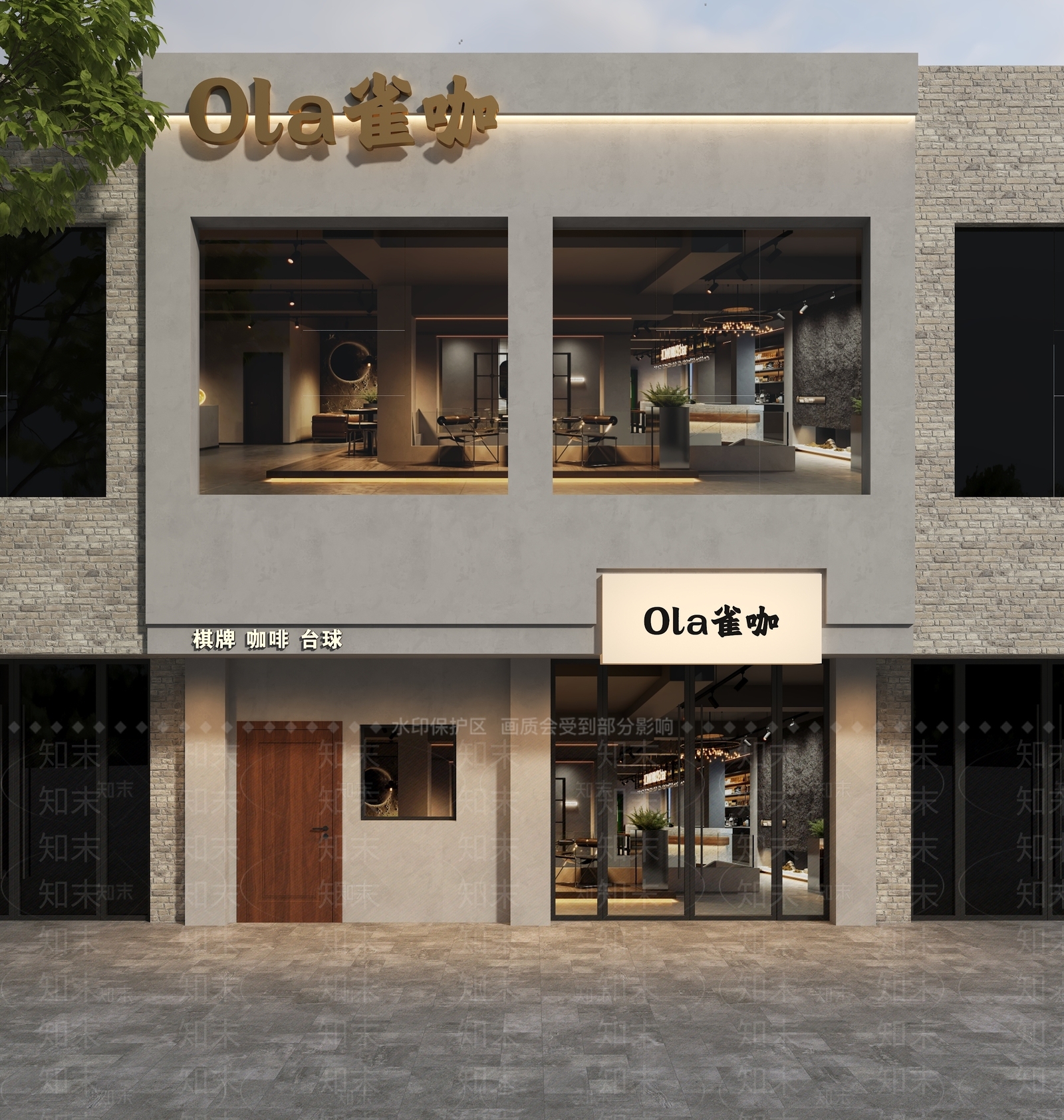 现代工业门头3D模型下载【ID:1165930899】