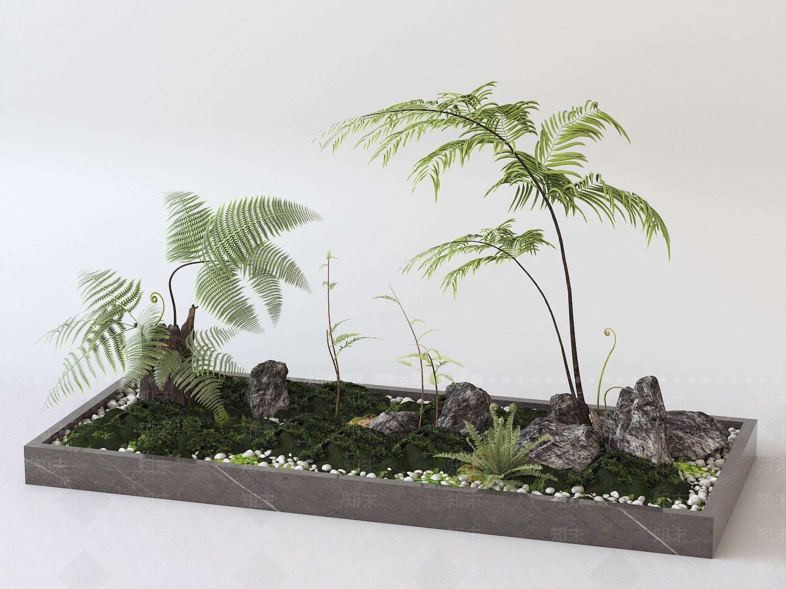 植物组合SU模型下载【ID:1165944462】