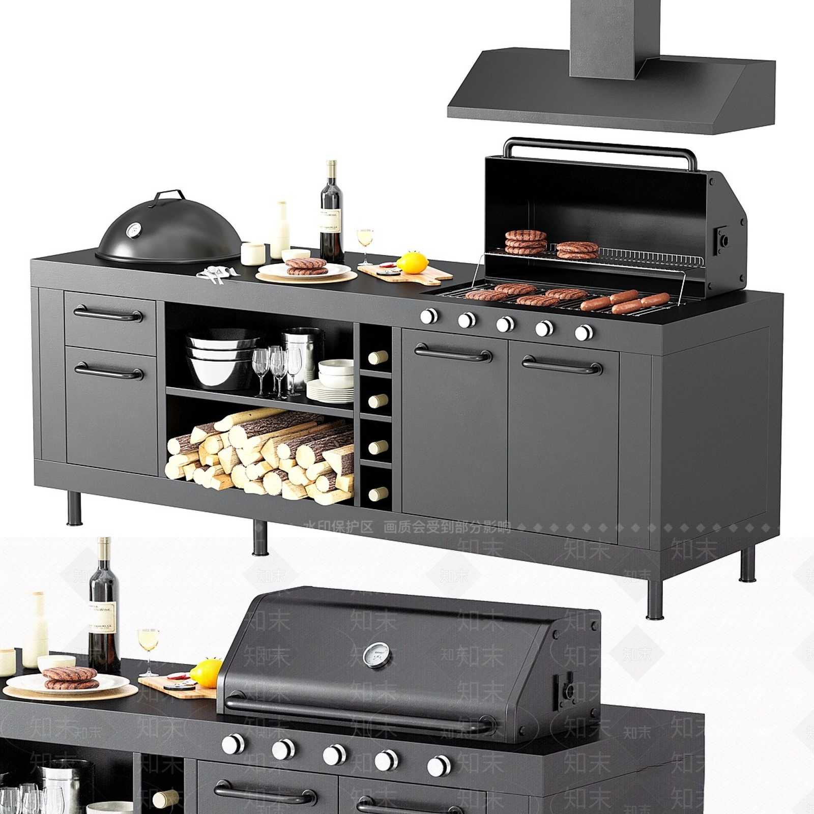 厨具3D模型下载【ID:1165959413】