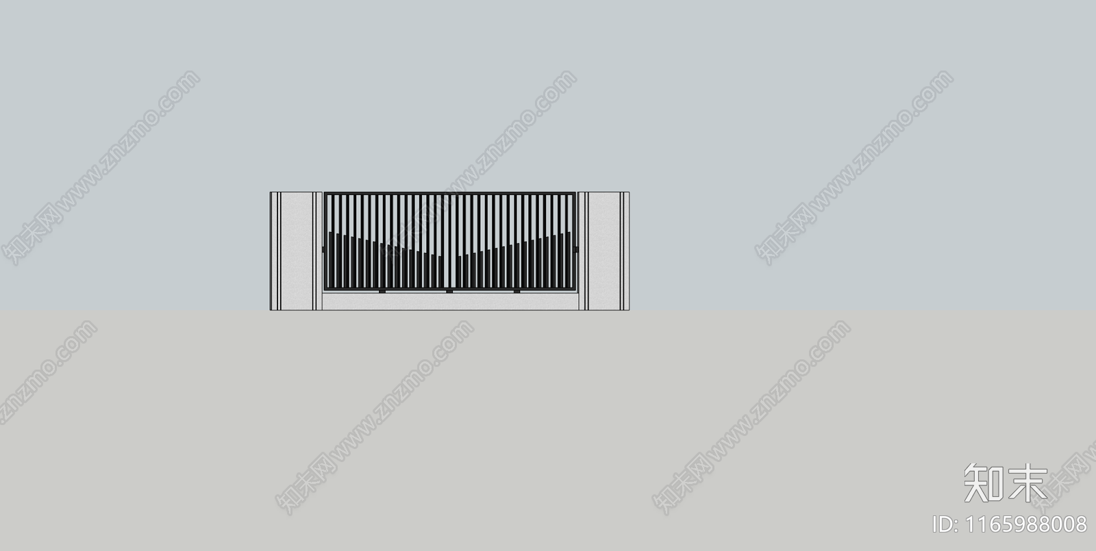 现代小区景观SU模型下载【ID:1165988008】