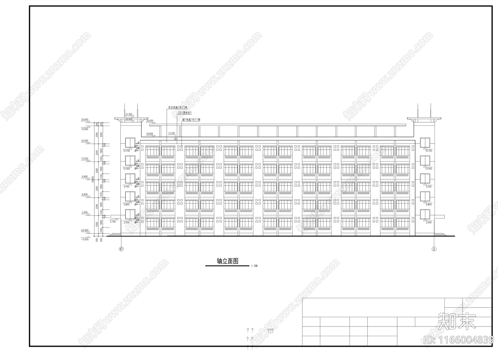 现代学校建筑cad施工图下载【ID:1166004839】