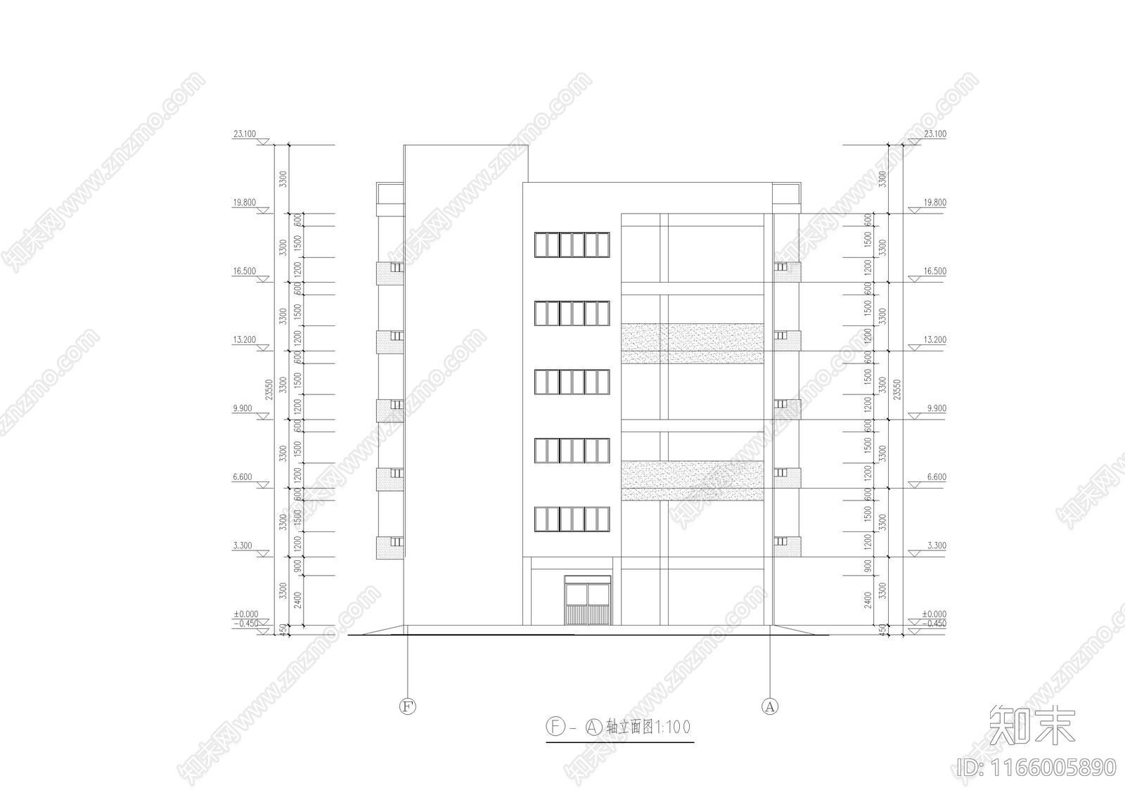 现代学校建筑cad施工图下载【ID:1166005890】