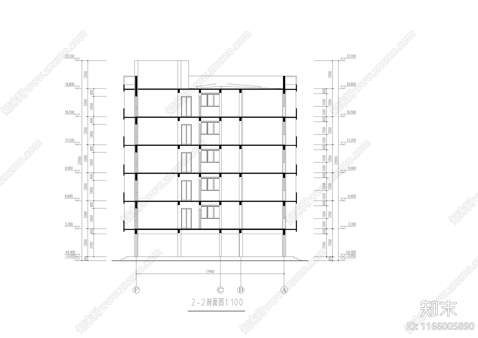 现代学校建筑cad施工图下载【ID:1166005890】