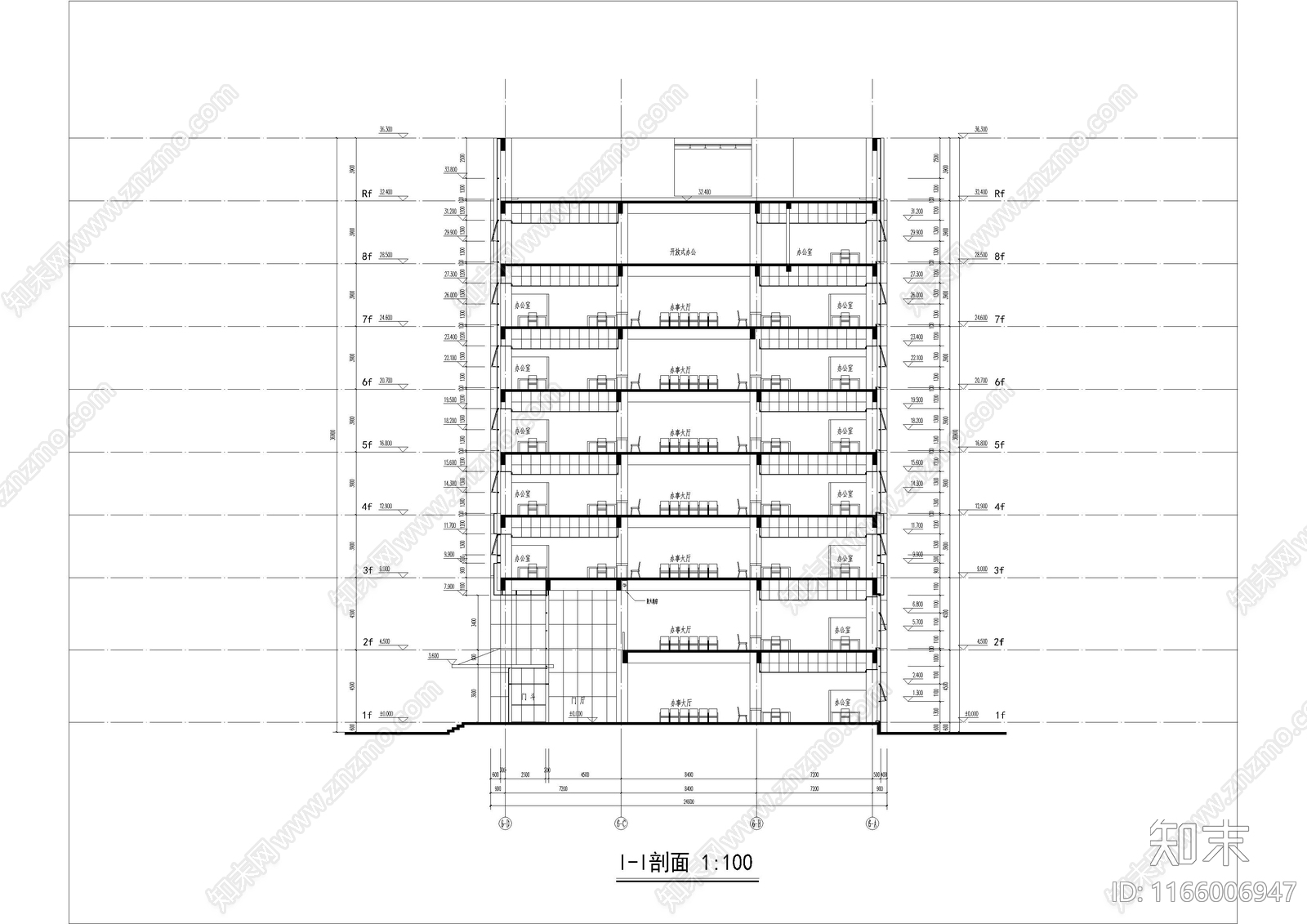 现代其他公共建筑cad施工图下载【ID:1166006947】