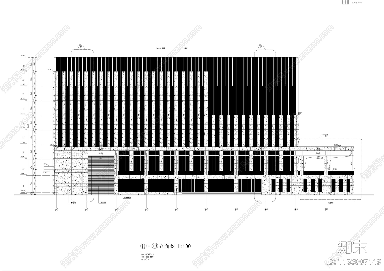 现代其他公共建筑cad施工图下载【ID:1166007149】